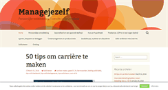 Desktop Screenshot of managejezelf.nl